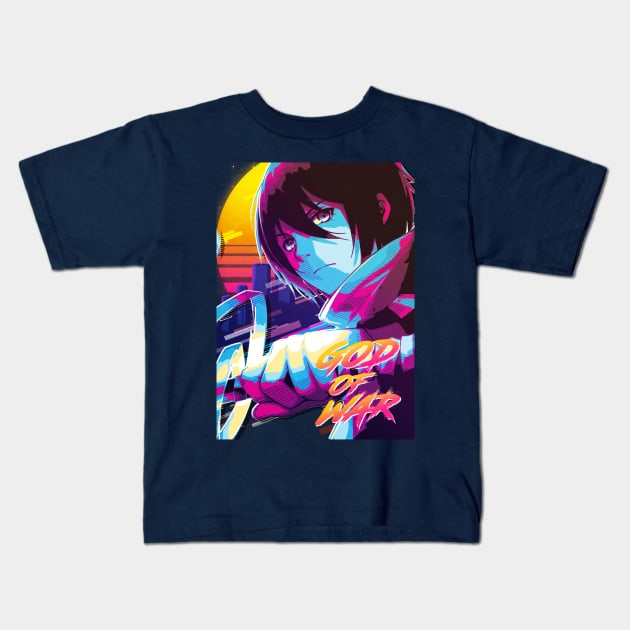 Noragami - Yato God of War Kids T-Shirt by 80sRetro